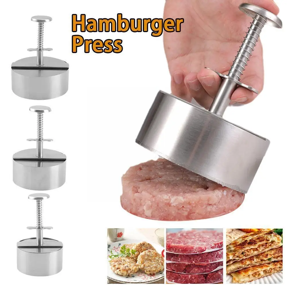 

Hamburger Press Hamburger Patty Maker 304 Stainless Steel Non-stick Burger Press For Making Meat Patties And Thin Burgers J6a7