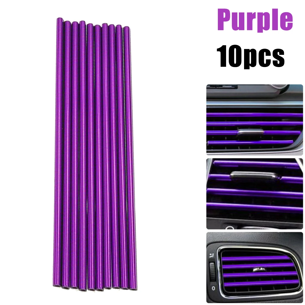 

Decor Strips Car Air Conditioner Air Conditioner Air Outlet Blade Air Outlet Decor Strip Multiple Colour Hot Sale