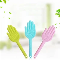 clap board meridian pat health preservation palm acupoint tapping stick back massager silicone fitness massage stick