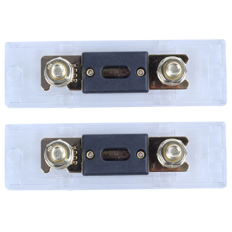 

2X 300 AMP ANL Fuse Holder Distribution In Line 0 4 8 GA Positive With ANL Fuse