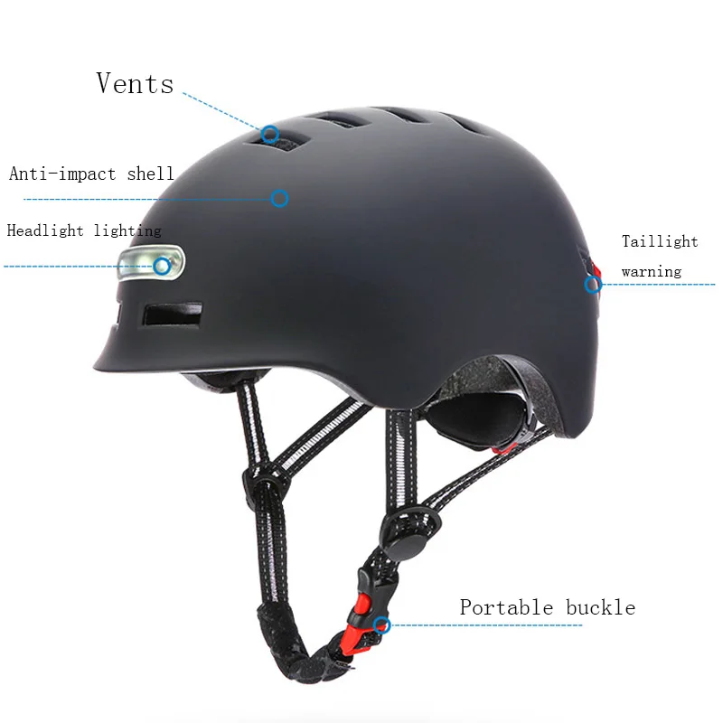 Велосипедный шлем с предупредсветильник ночник для безопасной езды на