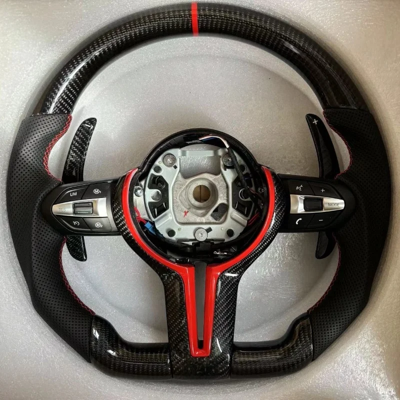 Автомобильный руль с рычагом переключения передач для BMW M Sport F-шасси F80 F82 F87 F12 F13 F86