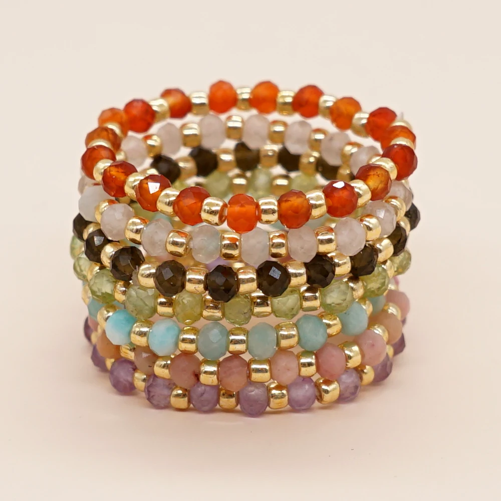 

Fashion Jewelry Rings Red/White/Blue/Green/Black Crystal Ring for Women Girl Simple Jewellry Gift Party Wedding Accessories