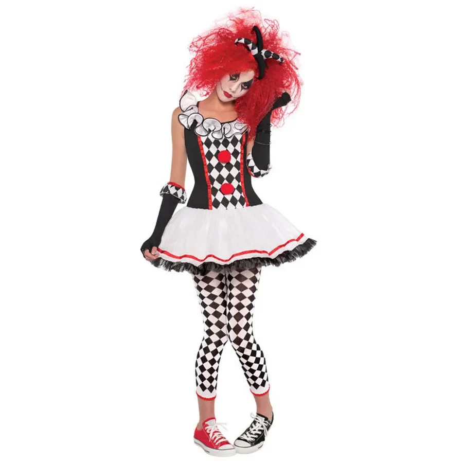 

Adult Harley Harleyquinn Clown Monster Costume Women Halloween Joker Quinn Jack Napier Cosplay Fancy Dress