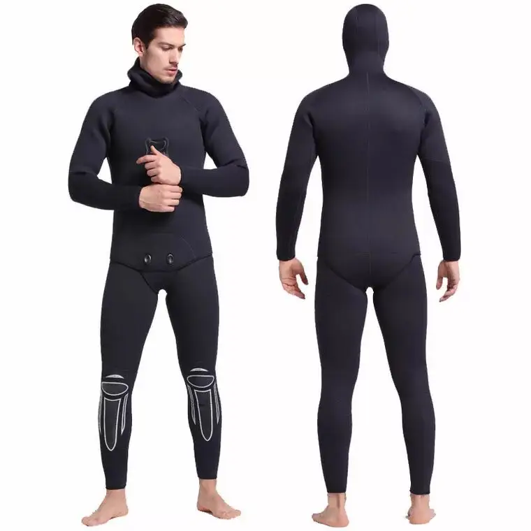 

Sbart New Men 3mm Wetsuit neoprene Freediving spearfishing Diving suit snorkel swimsuit Split Suits combinaison hat surf wetsuit