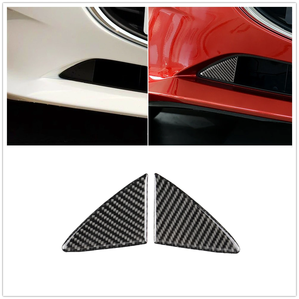

2PCS Front Grille Grill Moulding Trim For Mazda 3 Axela 2014-2016