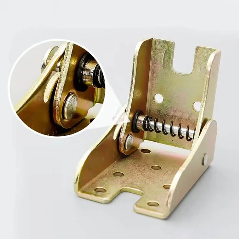 

90 Degree Self-Locking Folding Hinge Table Legs Chair Extension Foldable Self Locking Fold Feet Hinges Hardware
