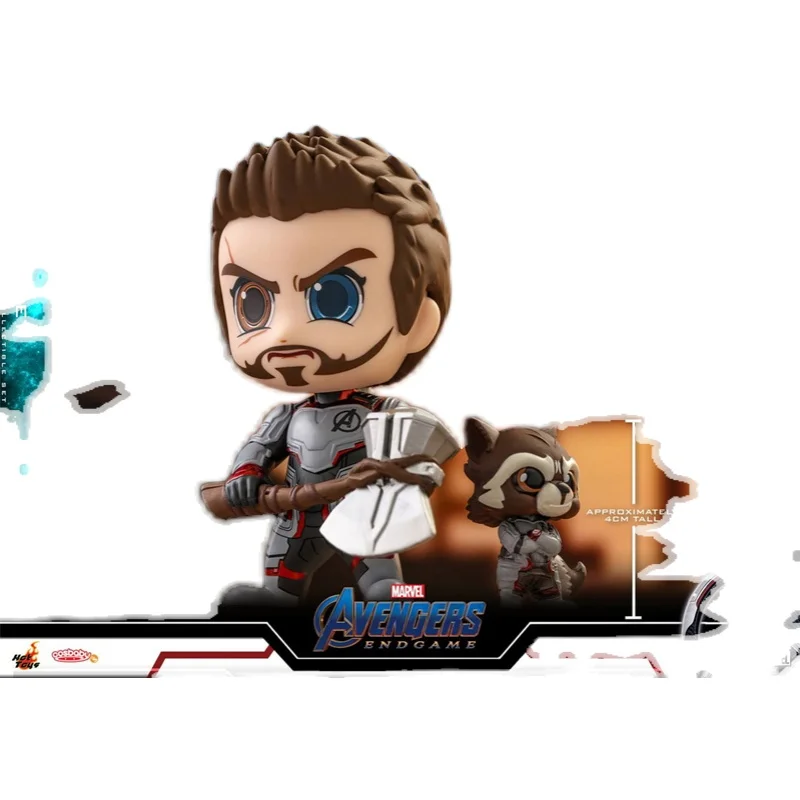 Оригинальные игрушки HOTTOYS COSBABY COSB550, Тор, ракета, енот, Коллекционная модель персонажа из фильма, художественное изображение, версия Q