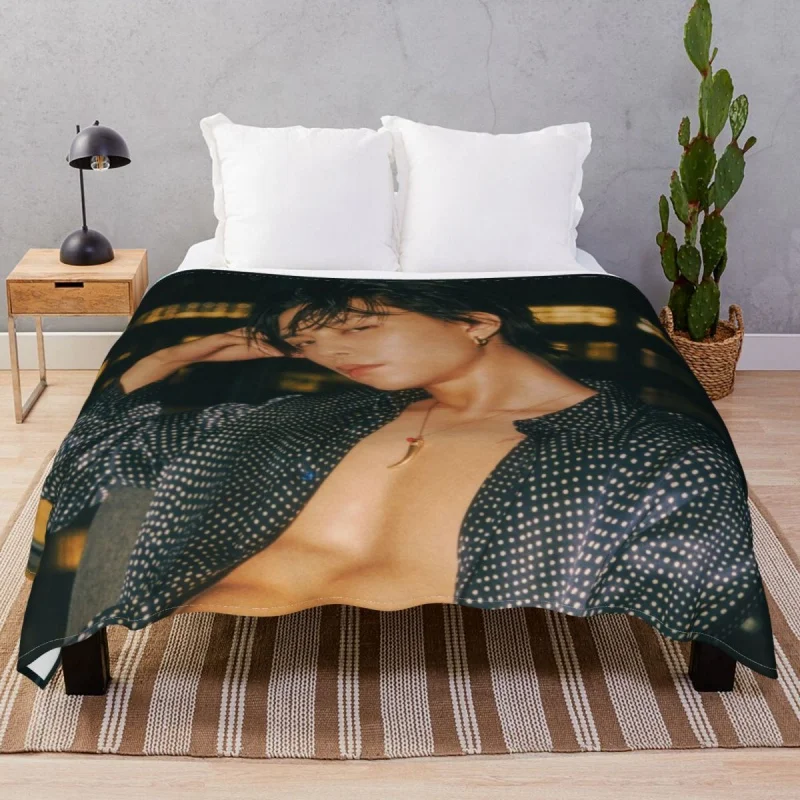 

127 STICKER Thick blanket Flannel Printed Multi-fuion Throw Thick blankets for Bed Home