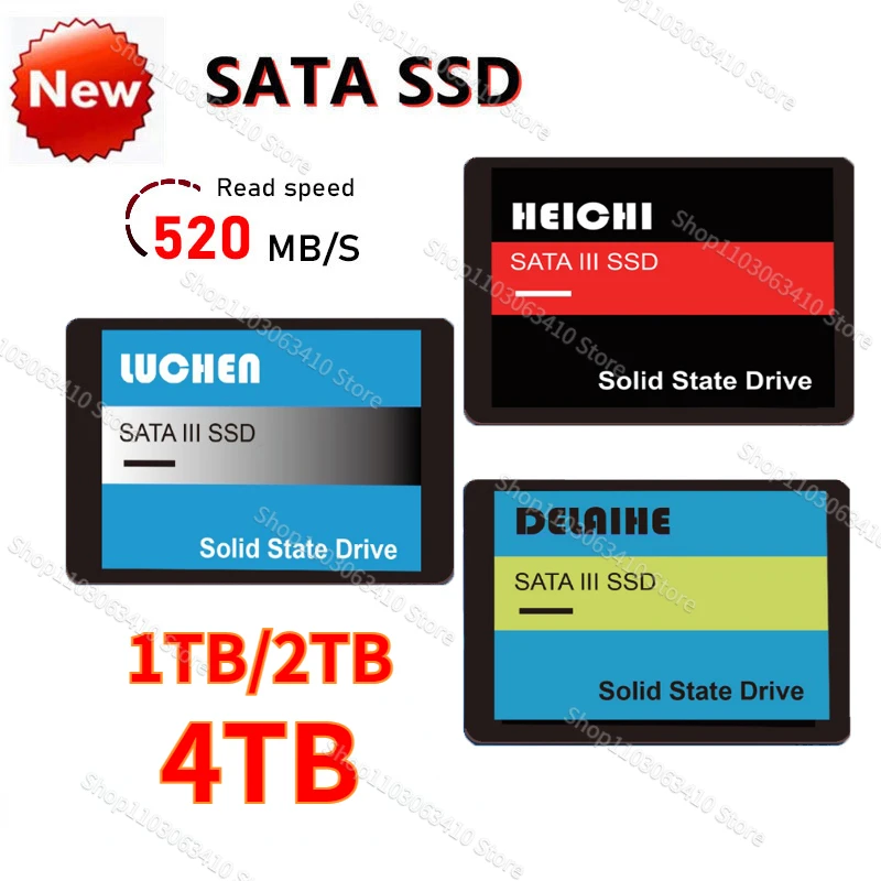 

SSD Nvme M2 1TB 2TB 4TB 2.5'' Ssd Sata Internal Solid State Drive SATAIII Hard Disk Solid State Hard Drive for PC/Laptop Mac