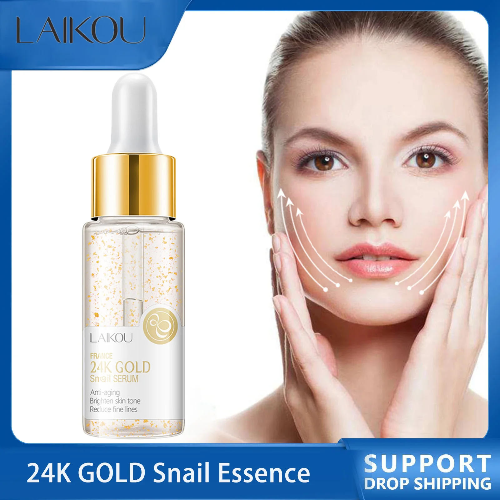 LAIKOU Японская сыворотка против старения с гиалуроновой кислотой чистое