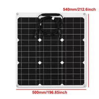 flexible solar panel kit 18v 120w portable solar panel with car charger mono crystalline cell for climbing hiking sunpower