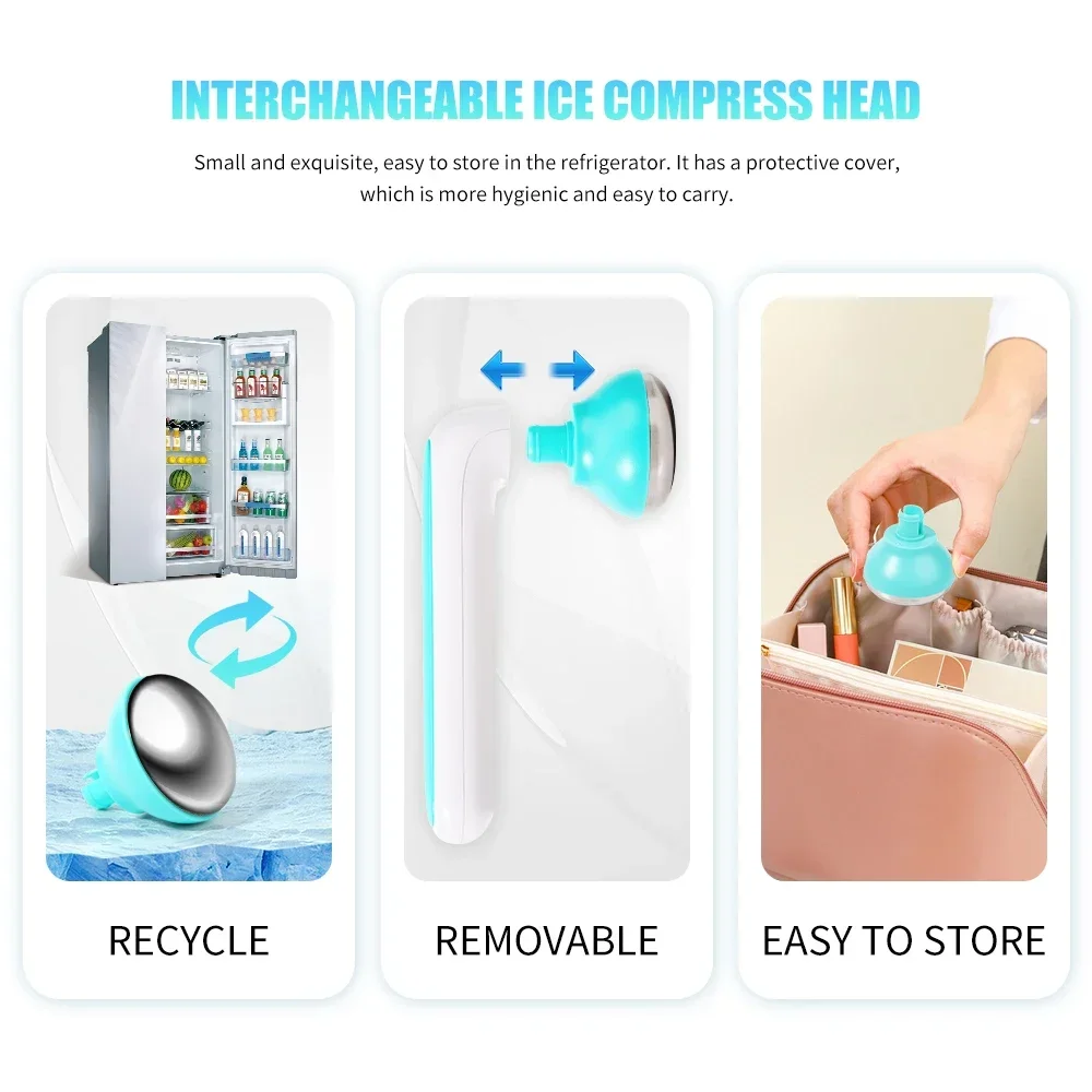 Ролик для ухода за кожей лица против морщин с вращением на 360 градусов