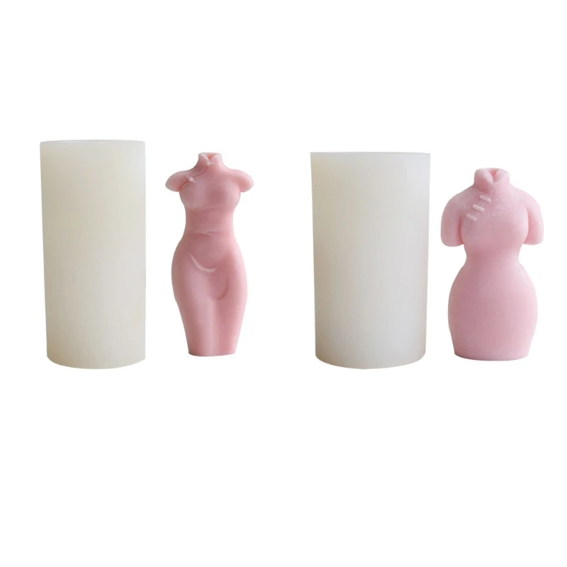 

Cheongsam Shape Cake Decors Fondant Molds Beautiful Cheongsam Candle Mold Great for Soap Resin Mold Home Decor Gifts Dropship