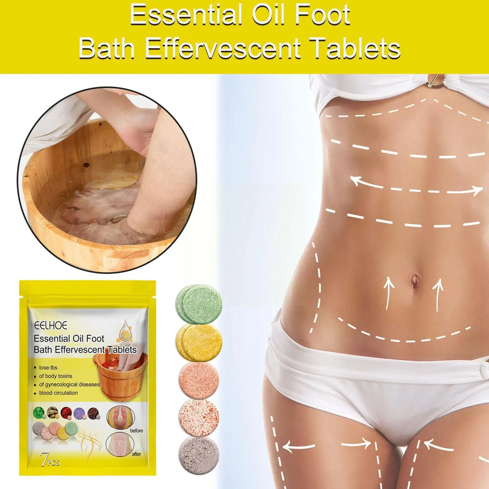 

Essential Oil Foot Bath Effervescent Tablets K7U6