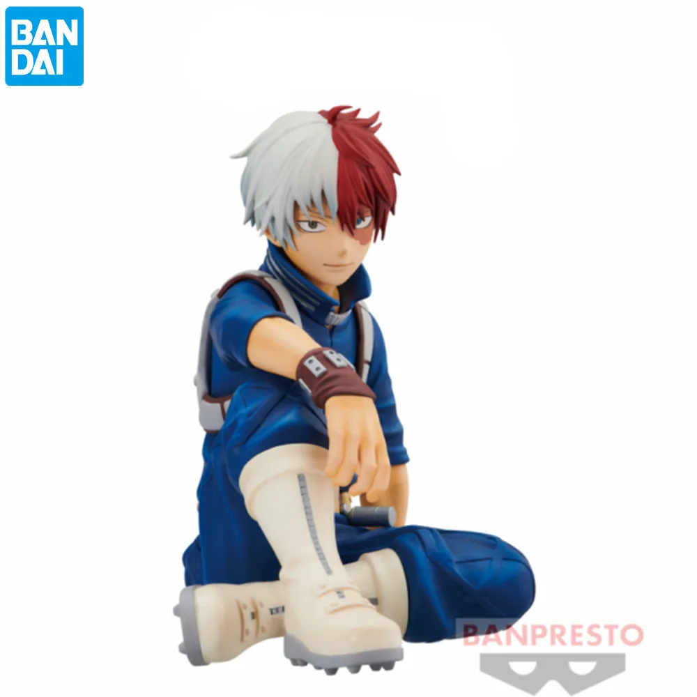 

BANPRESTO My Hero Academia Break Time Collection Todoroki Shoto Bandai Anime PVC Action Figures 100mm Figurine Toys For Gift