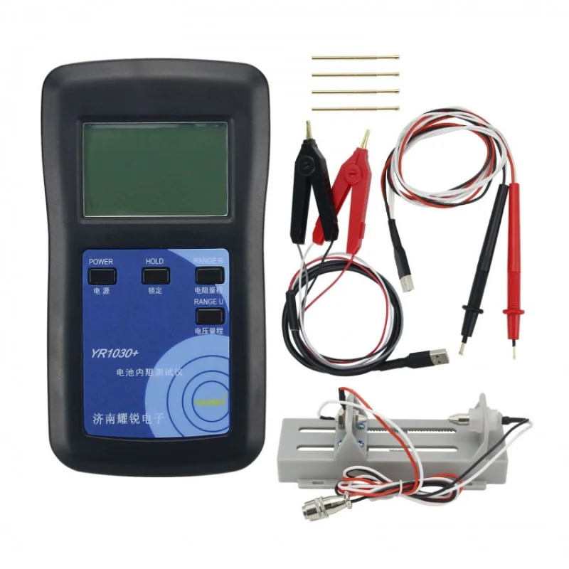 

YR1030+ Lithium Battery Internal Resistance Tester Meter for 0-28V 0-200 Ohm (Full Kit)