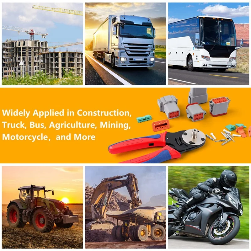 338 шт. Комплект разъемов Dt Deutsch — 2 3 4 6 8 12-контактные разъемы обжимной инструмент