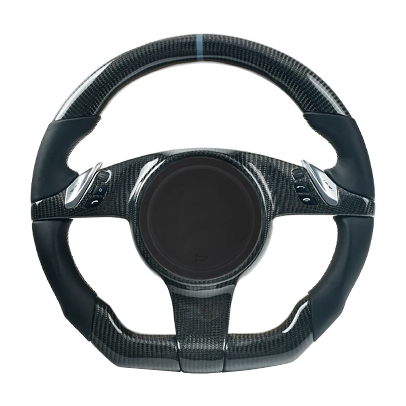 

Руль из углеродного волокна для Porsche Cayenne/Panamera 2010-2016 светодиодный, спортивное колесо переключения