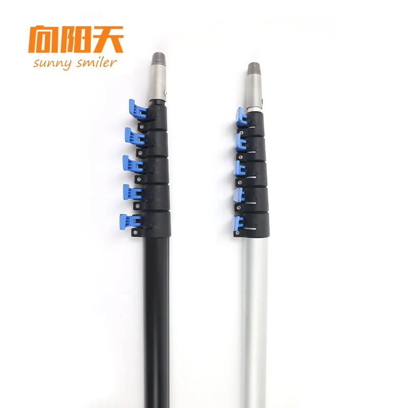 Телескопический алюминиевый удлинитель 12/15/20 футов тяжелая ручка выдвижная для