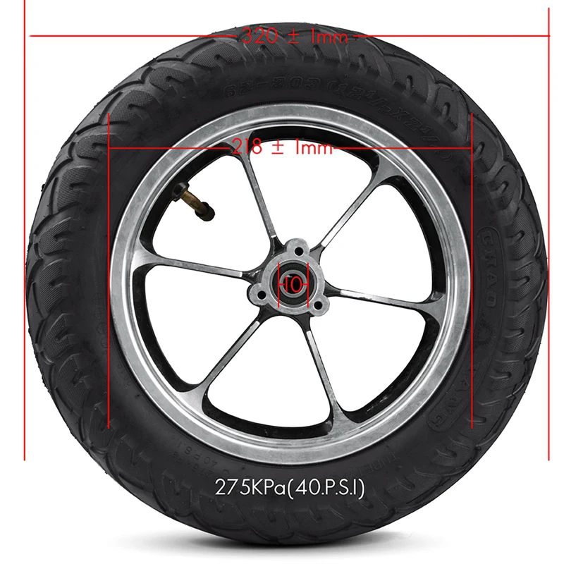 Комплект для переоборудования колеса электрического скутера 24 В/36 В/48 В 350 Вт/500 Вт
