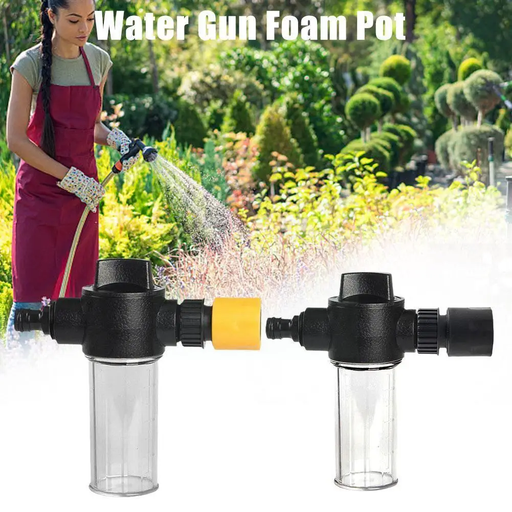 

100ML Water Gun Foam Pot Garden Hose Foam Lance Clean Car Washing Foamer For Household Car Wash Accessories 2023