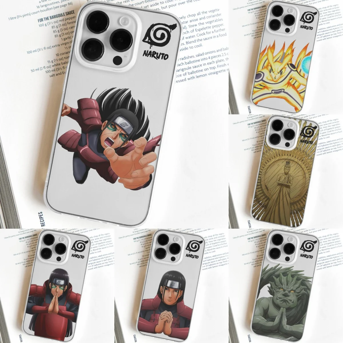 

Silicone Iphone 14 Pro Max Case Sakura Sasuke Anime Ninja Soft 13 12 11 X XR XS8 7Plus/case Leaf Village Transparent Naruto Toys