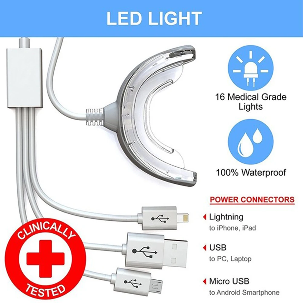 Средство для удаления зубного налета с помощью кабеля зарядки | Красота и