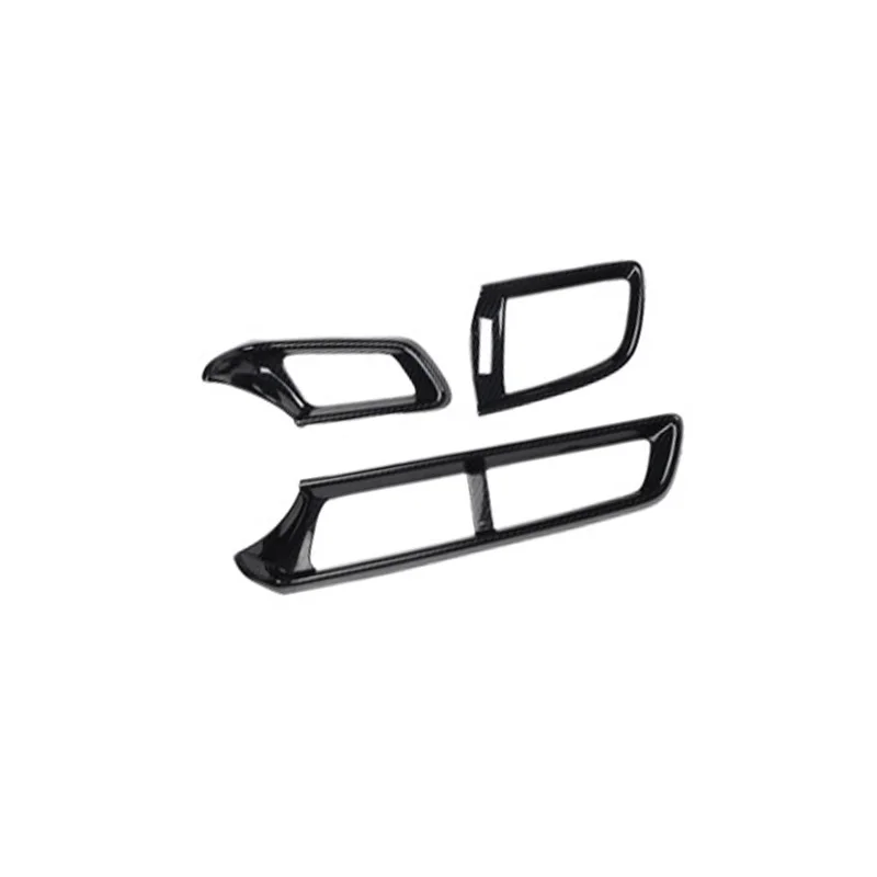 

LHD RHD для Honda Fit Jazz GK5 2015-2018 Автомобильная боковая Передняя Центральная наклейка на вентиляционное отверстие крышка отделка аксессуары для интерьера