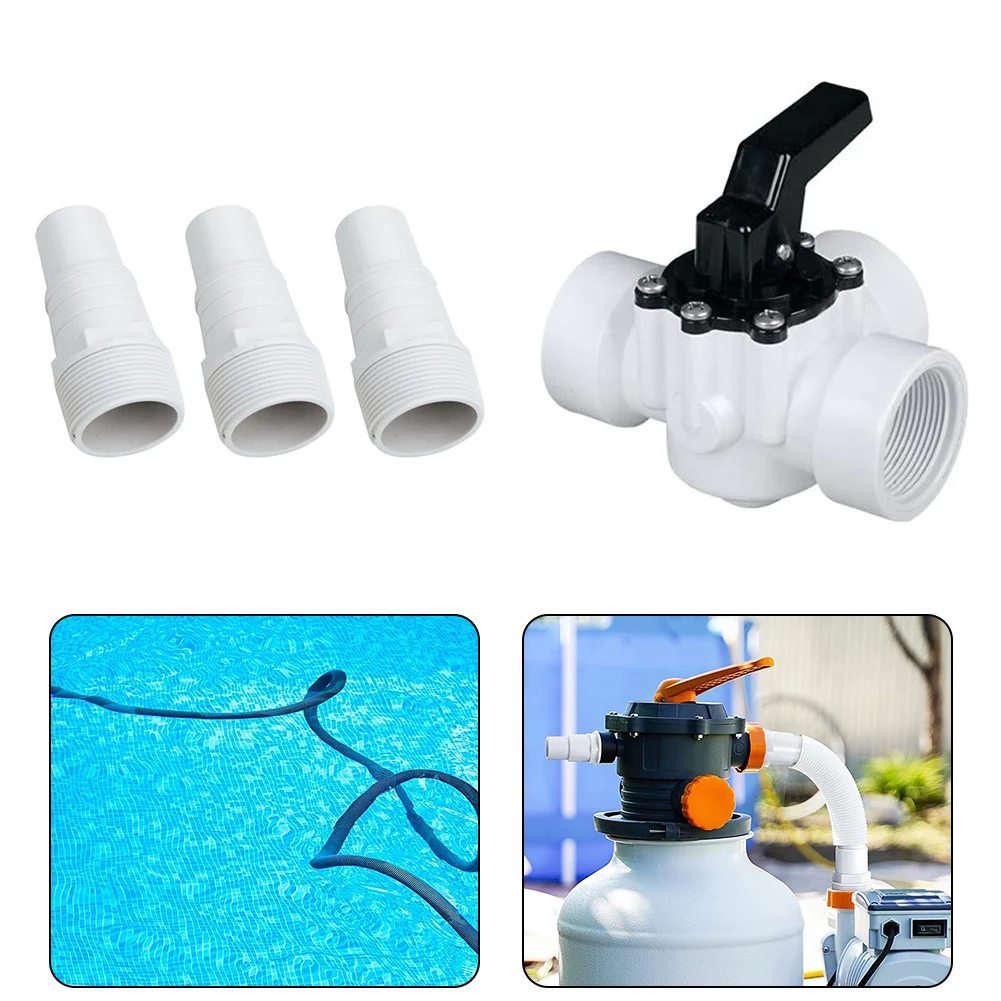 

3 Way Valve Swimming Pool Hoses Connection Pump Hose Joint Three Way 1.5" Diverter Valve 4715 Replacement for Zodiac Jandy