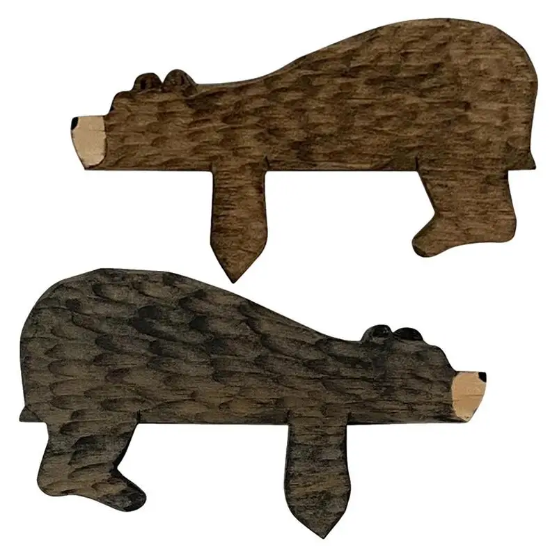 

Wooden Bear Door Topper Brown Bear Door Top Decoration Door Top Ornament Door Frame Decoration Furniture Miniatures