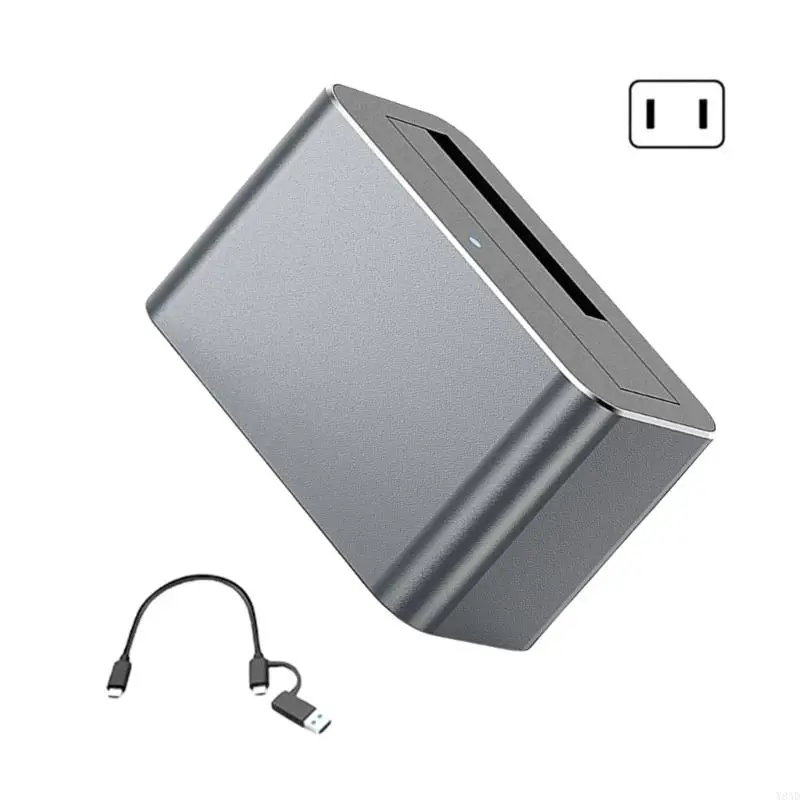 Y8AD Mobile Hard Disk Reader корпус вертикальный USB3.0 5 Гбит / с адаптером 12 В