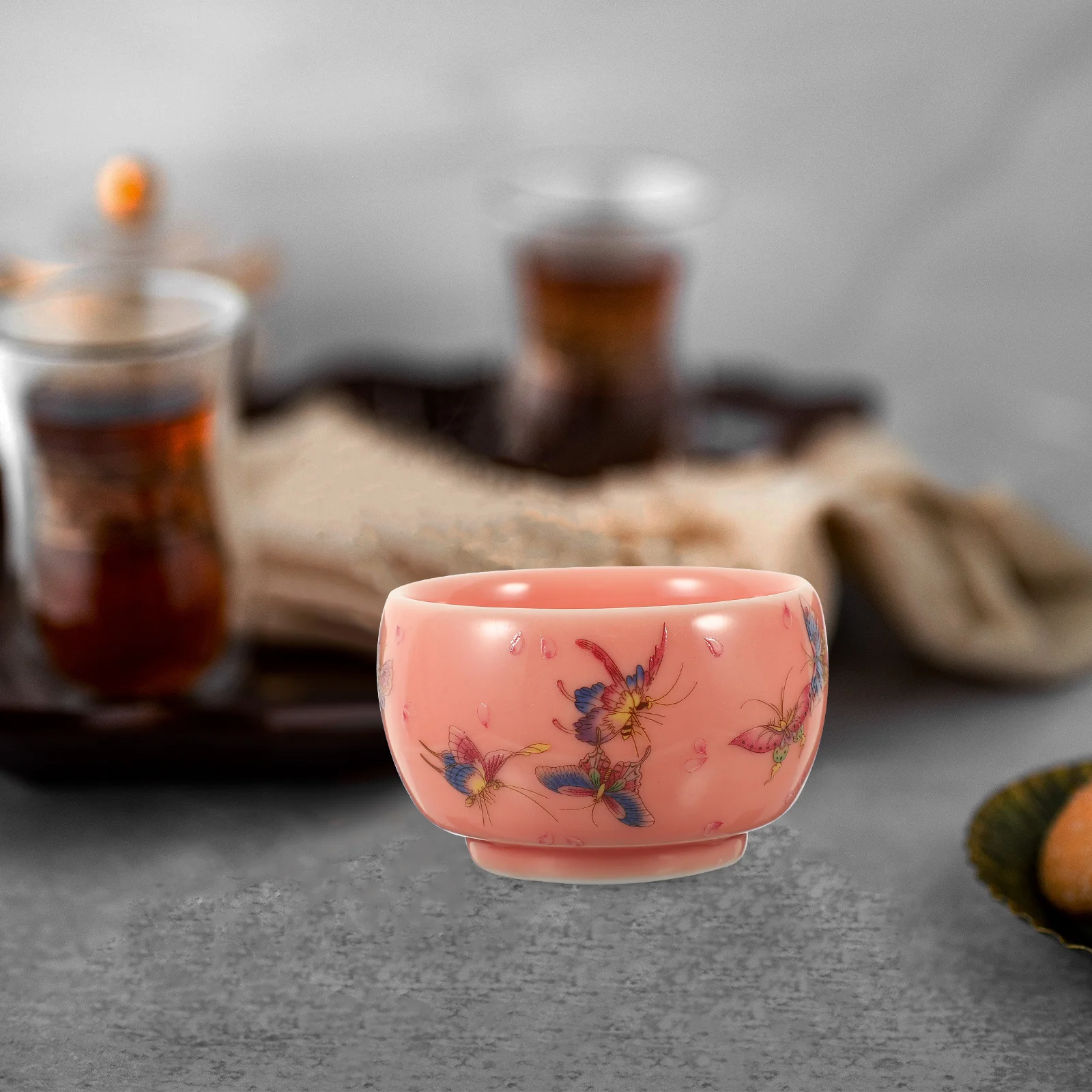 

Exquisite Tea Cup Convenient Tea Cup Small Tea Cup Retro Pattern Tea Cup Tea Room Tea Cup