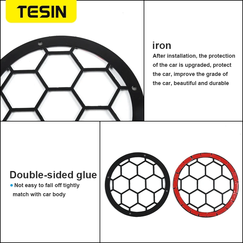 TESIN Lamp Hoods For Suzuki Jimny 2007-2017 Car Headlight Front Rear Fog Light Lamp Turning Light Decoration Cover Accessories 3 TESIN Lamp Hoods For Suzuki Jimny 2007-2017 Car Headlight Front Rear Fog Light Lamp Turning Light Decoration Cover Accessories 3