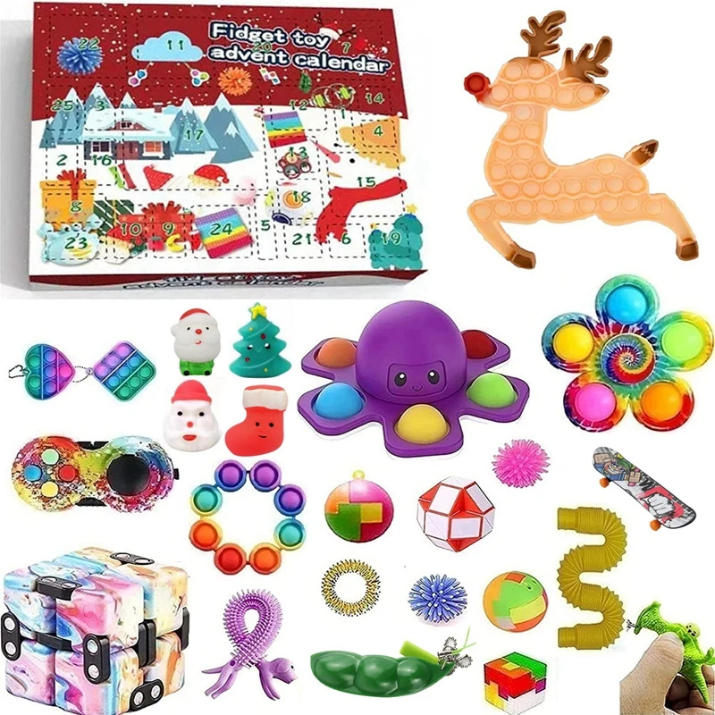 

New Children's Toy Set Gift Mystery Box Diy Blind Box Toy Fingertip Children's Toy Popular Its Stress Relief Boy Girl Game