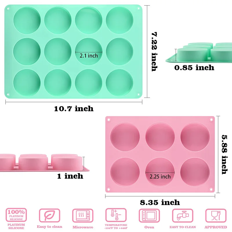 3 силиконовые кексы обычные без силикона идеально подходят для изготовления