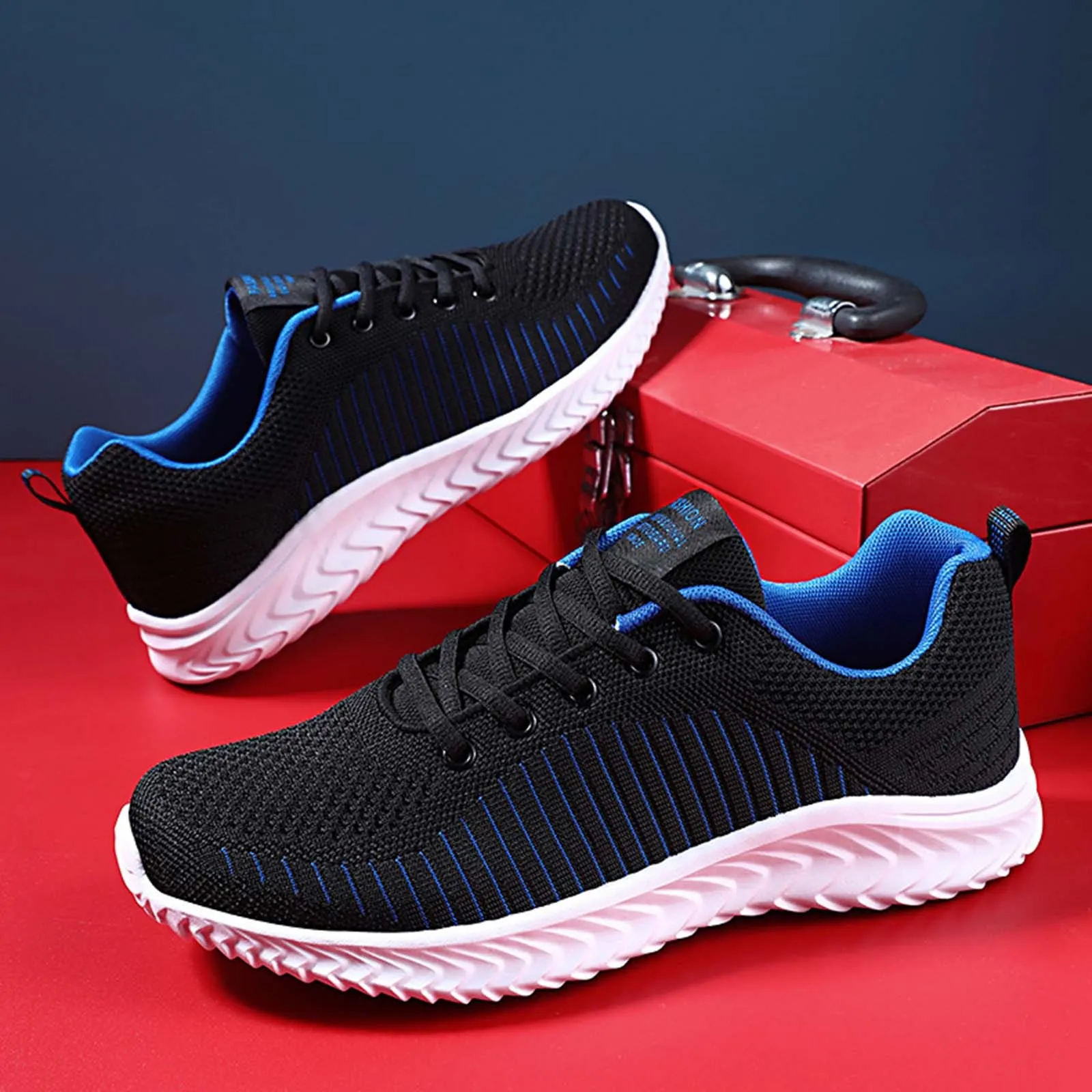 

Мужские кроссовки с высоким верхом, летние легкие сетчатые уличные кроссовки на шнуровке, немужские повседневные кроссовки, размер 9,5