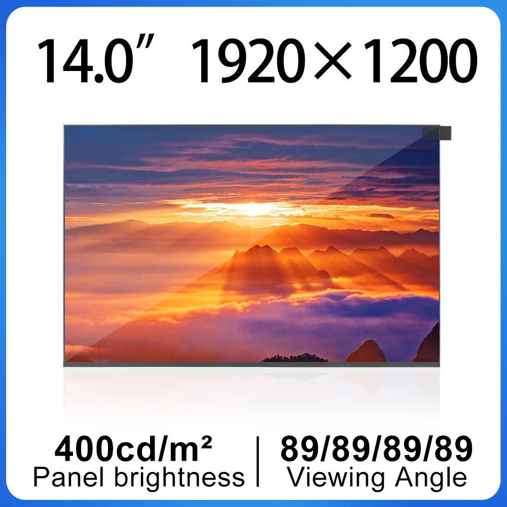 

Original BOE NE140WUM-N62 14.0 Inch TTL LCD display screen 1920*1200 Brightness 400 For notebook laptop