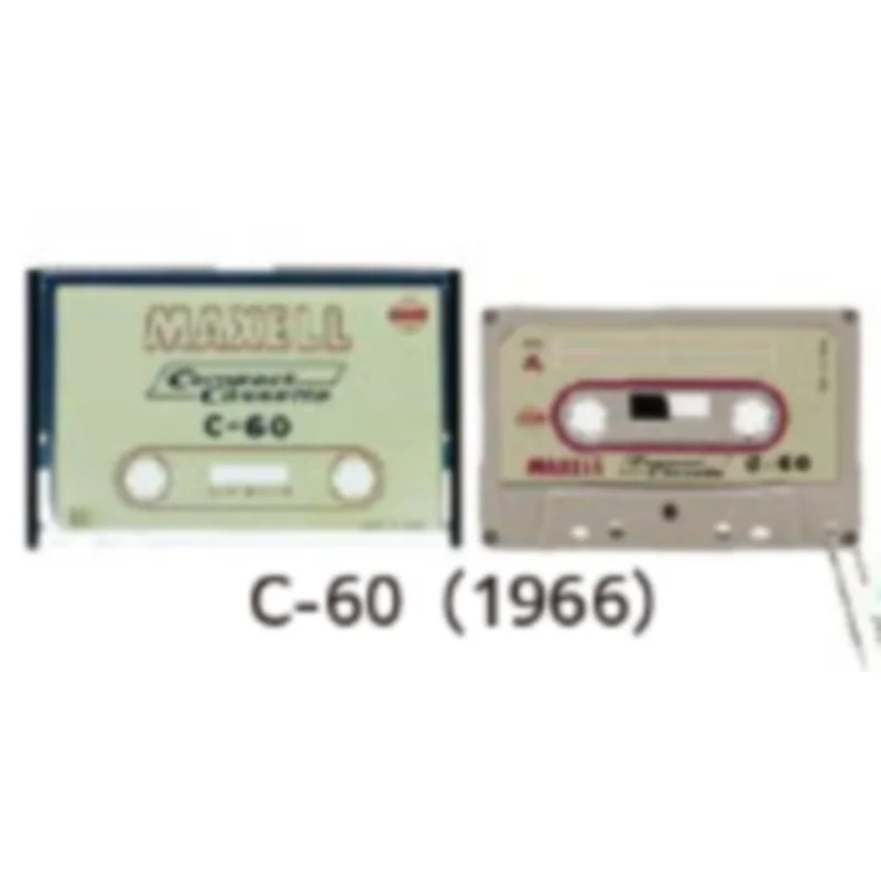Фото Японская миниатюрная игрушка-подвеска IKIMON Gashapon Maxell в виде мини-кассеты №3