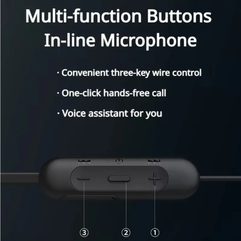 Беспроводные наушники-вкладыши Sony WI-C310 Bluetooth с микрофоном черные