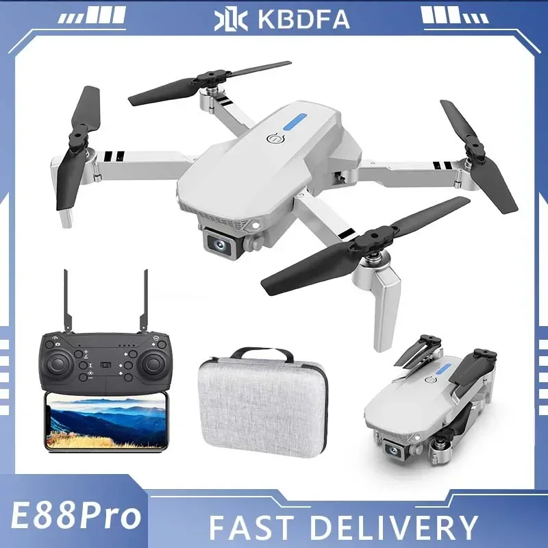 

HJ New E88 Pro Wide Angle HD 4K 1080P Camera WIFI FPV Drone Height Hold RC Foldable Quadcopter Helicopter Dron Toy GiftToy