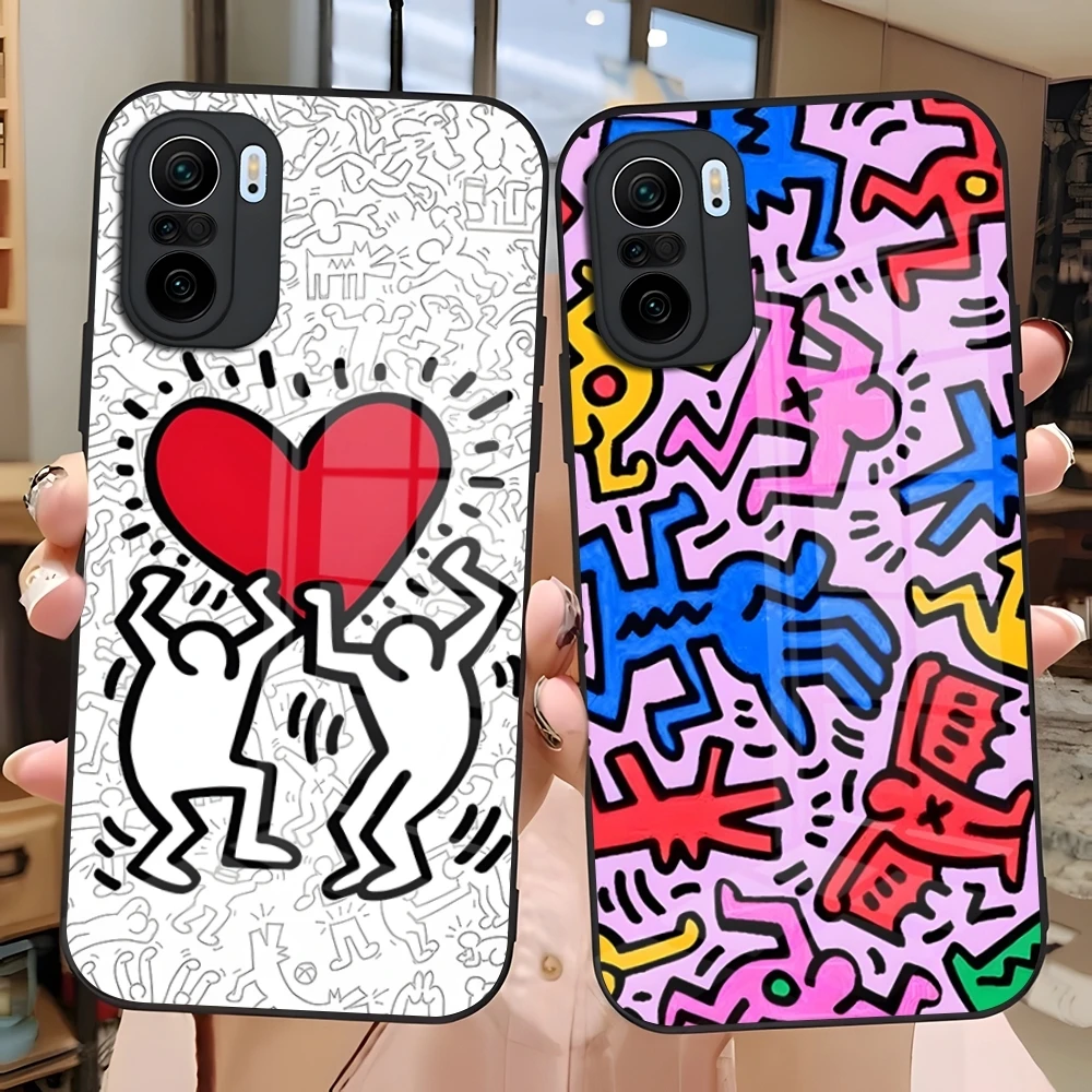 Чехол для телефона K-Keith с цветным принтом граффити Redmi 13 12 13c 12c Note Pro Plus 11 10 12s 9t 11s
