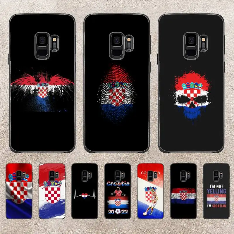 

Croatia Flag Phone Case For Samsung Galaxy A51 A50 A71 A21s A71 A41 A70 A30 A22 A02s A53 A72 A73 5G Cover