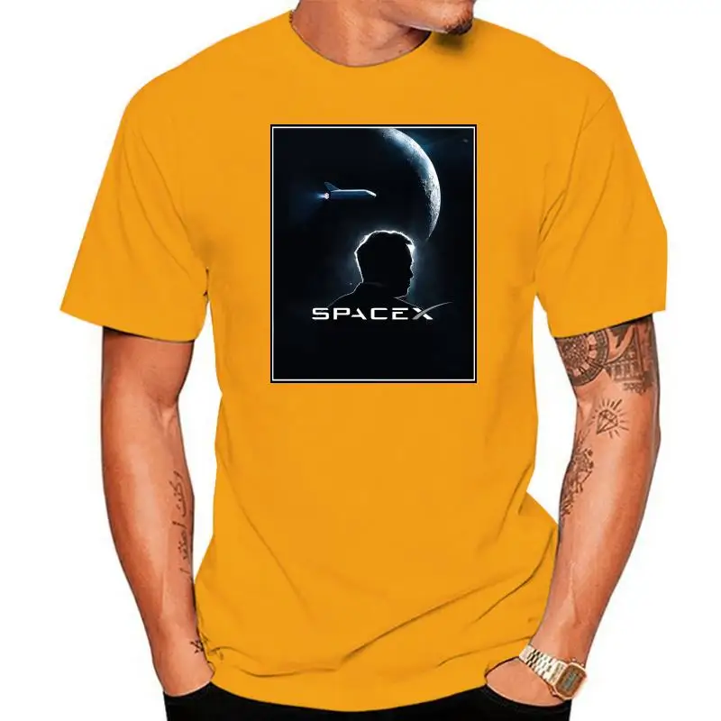 

Men Funy T-shirt Elon Musk Space X Poster tshirs Women T Shirt