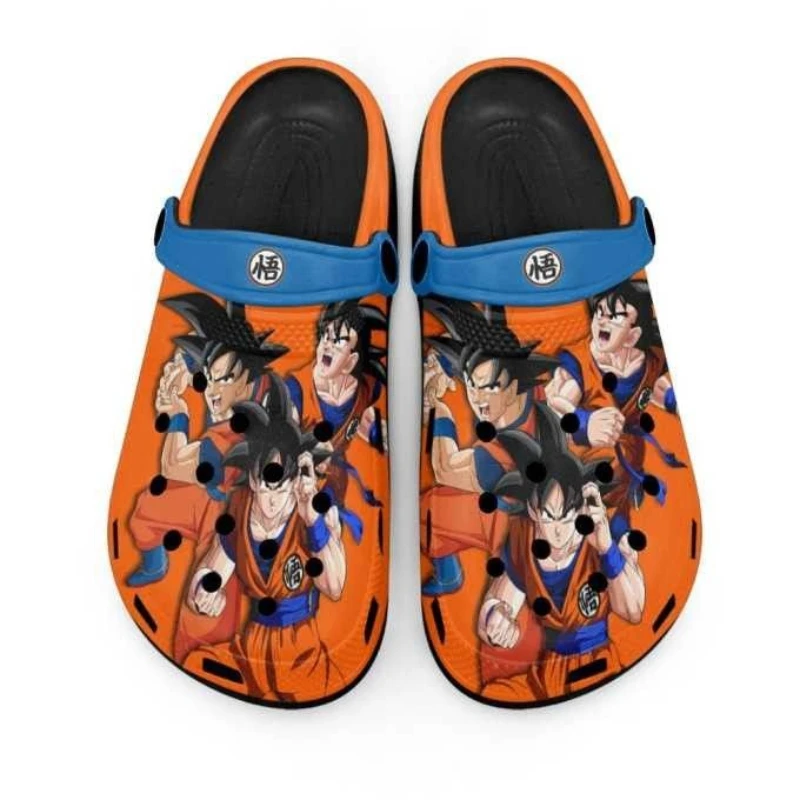 Шлепанцы Dragon Ball Son Goku Kakarotte Vegeta с ярким аниме-принтом, летние, нескользящие, дышащие, для мужчин и женщин (art.: 3920dc5931fc4) - 3920dc5931fc4