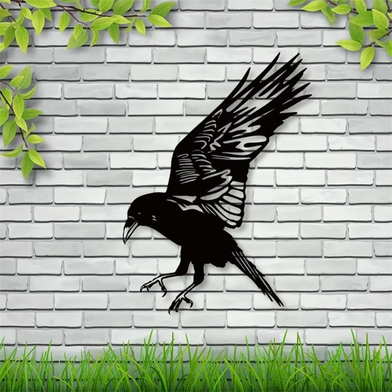 Металлические настенные украшения в виде птиц художественные знаки птиц.