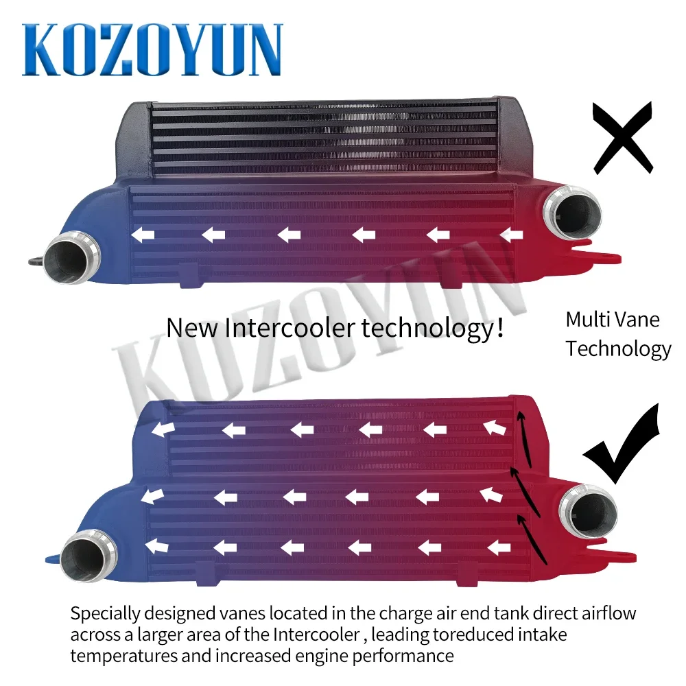 17517791909 Комплект интеркулера для BMW 525d 530d 535d 635d E60 E61 E63 E64 04-2010