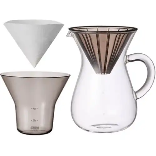 

1.1 Liter Carafe Coffee Set with 20 Filters by for Slow Coffee