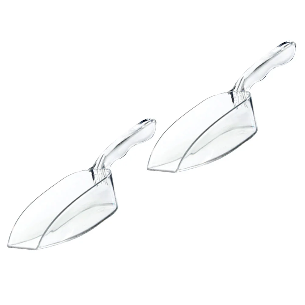 

Transparent Cereal Scoops Kitchen Supplies Home Flour Shovels Rice Practical Cube