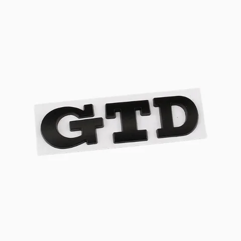 Подходит для Volkswagen Golf 6, 7-го поколения GTD Performance Logo, персонализированная металлическая наклейка на багажник GTD, автомобильная наклейка